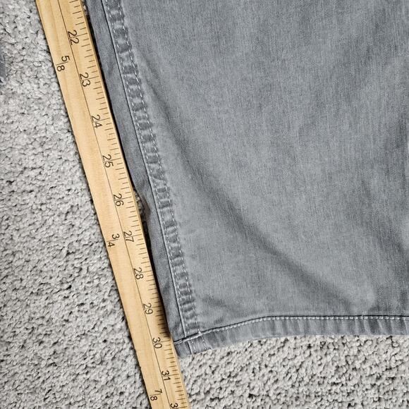 Brax Pants Mens 36x34 (Fits 34x30) Gray Chuck Modern Minimalist Slim Casual - Picture 9 of 11
